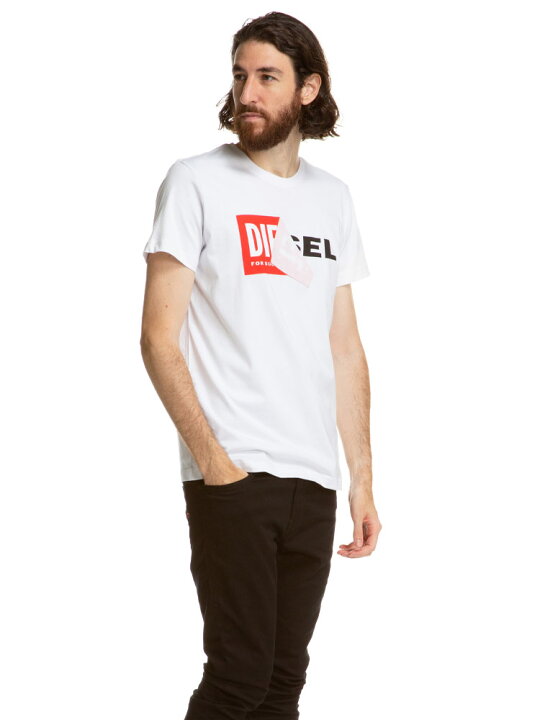 楽天市場 ディーゼル Tシャツ メンズ 半袖 Diesel ロゴ プリント ブランド メンズ Dss02x091b Sale 1 A ゼンオンライン楽天市場店