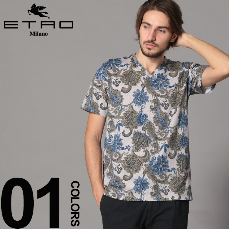 正規激安 エトロ ETRO トップス 新品 Tシャツ Tシャツ/カットソー(半袖/袖なし) - raffles.mn