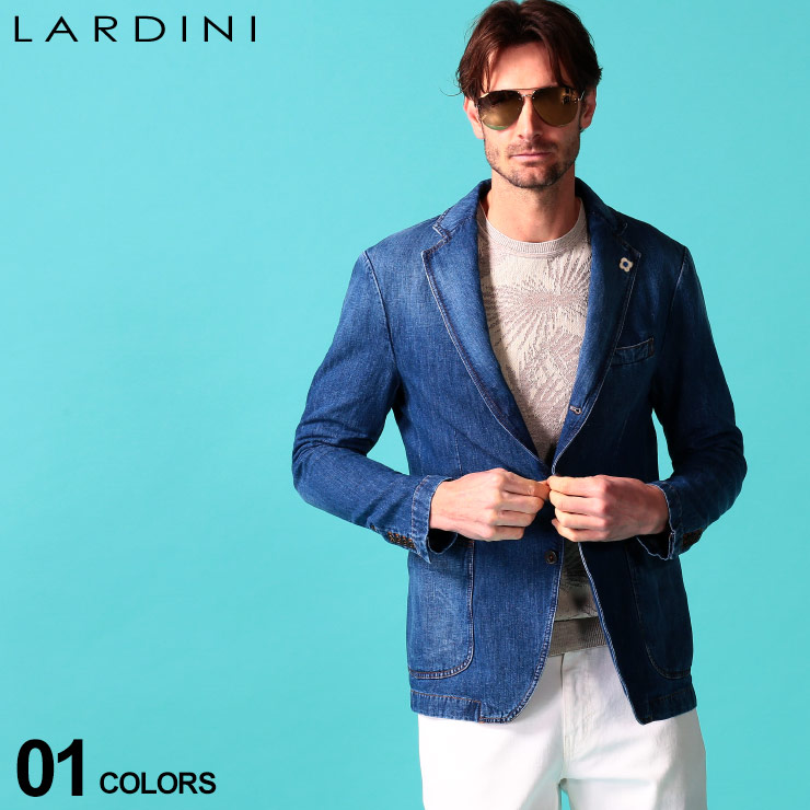 【楽天市場】ラルディーニ メンズ ジャケット LARDINI 綿麻 段返り3