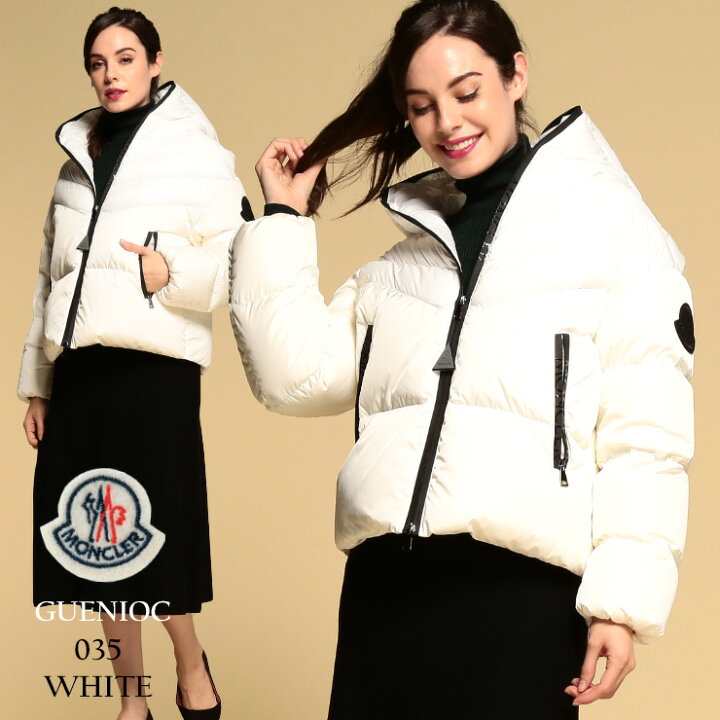楽天市場 ラスト1点 Lサイズ モンクレール レディース ダウンジャケット Moncler ナイロン フード パーカー ゲニオック Guenioc 白 ブランド アウター ブルゾン Mclguenioc0 ゼンオンライン楽天市場店