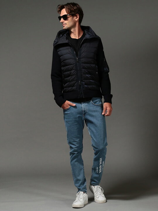 楽天市場】モンクレール メンズ ニットダウン MONCLER ダウン  