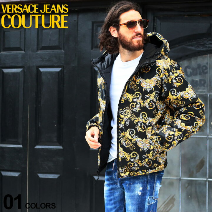 楽天市場】ヴェルサーチ メンズ ダウンジャケット VERSACE JEANS  