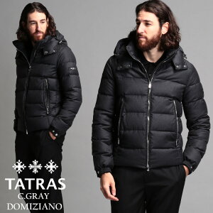 タトラス メンズ ダウンジャケット TATRAS シルク ウール フード ダウン DOMIZIANO ドミッツィアーノ C.GRAY ブランド アウター ブルゾン パーカー TRMTAT20A4289 SALE_2_a