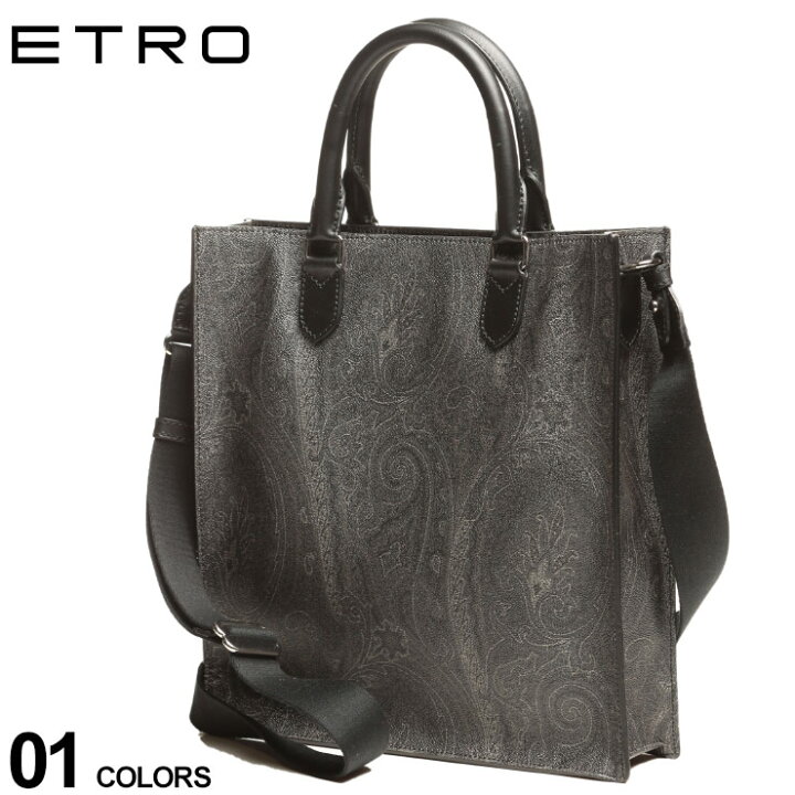 楽天市場】エトロ メンズ バッグ ETRO 2WAY ペイズリー 総柄 