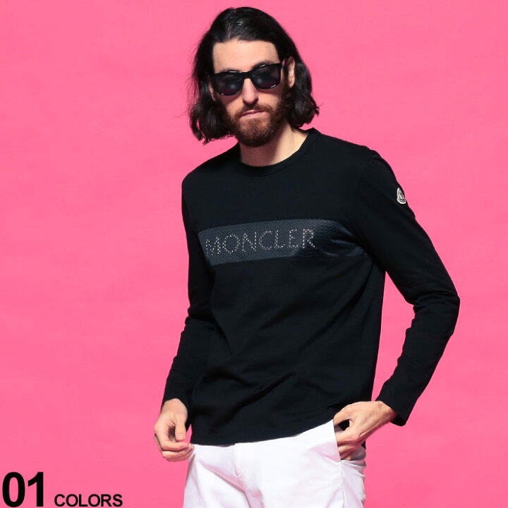楽天市場】モンクレール メンズ 長袖 Tシャツ MONCLER メッシュ ロゴ 