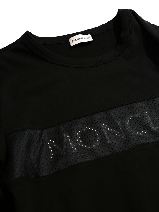 楽天市場】モンクレール メンズ 長袖 Tシャツ MONCLER メッシュ ロゴ  