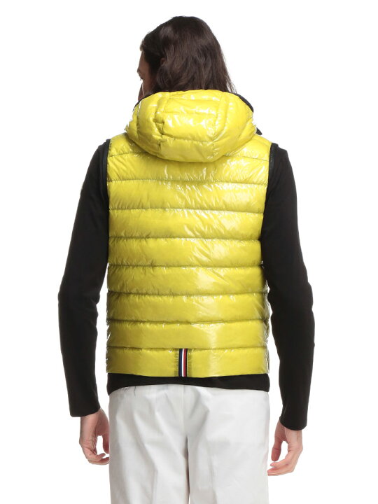 楽天市場】モンクレール メンズ ダウンベスト MONCLER ナイロン フード 