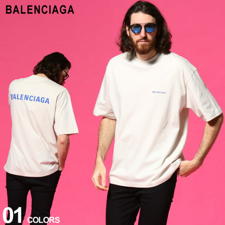 楽天市場】BALENCIAGA バレンシアガ バックプリント クルーネック 半袖 
