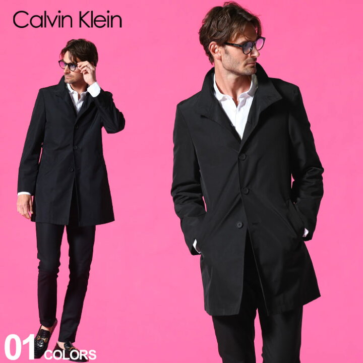 楽天市場】カルバンクライン メンズ コート Calvin Kleinボタン 