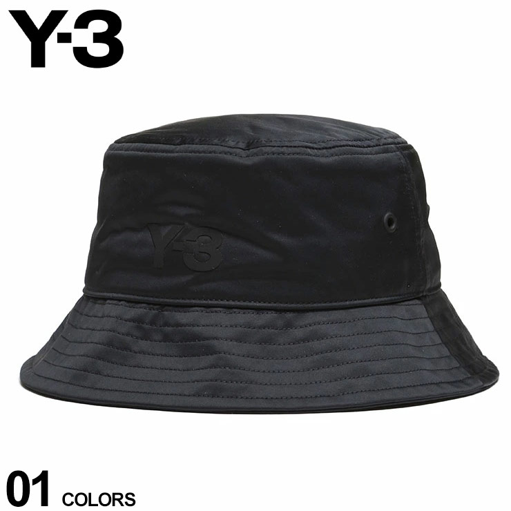 Y-3 ワイスリー メンズ ハット ロゴ 裏メッシュ バケットハット CLASSIC BUCKET HAT 黒 ブランド 帽子 ヨウジヤマモト  YOHJI YAMAMOTO Y3GQ3279 | ゼンオンライン楽天市場店