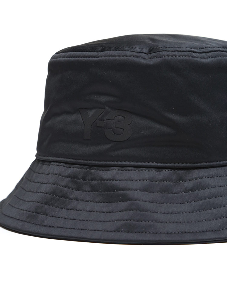 Y-3 ワイスリー メンズ ハット ロゴ 裏メッシュ バケットハット CLASSIC BUCKET HAT 黒 ブランド 帽子 ヨウジヤマモト  YOHJI YAMAMOTO Y3GQ3279 | ゼンオンライン楽天市場店