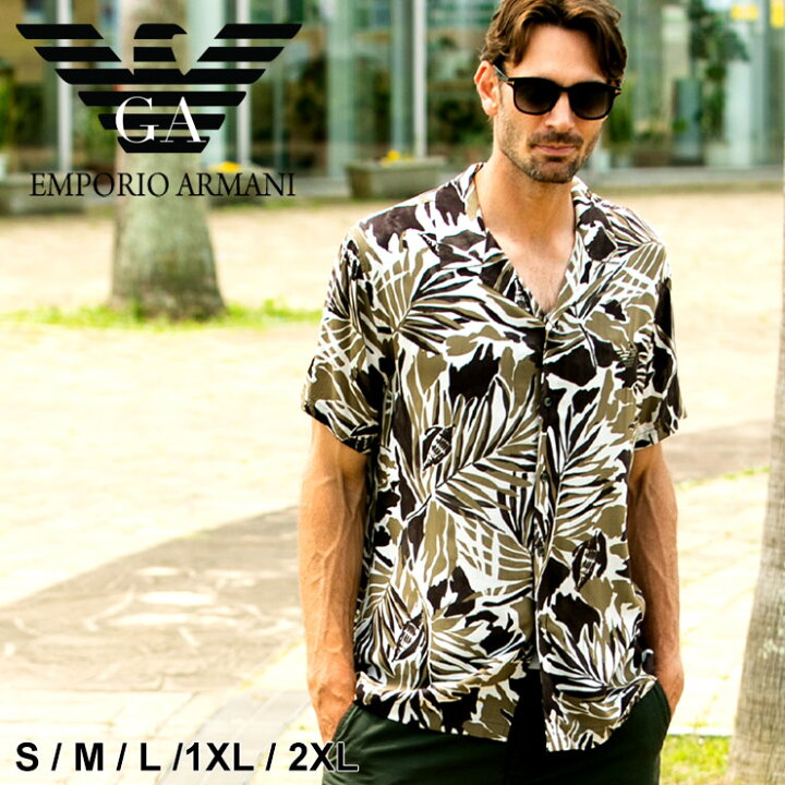 楽天市場】エンポリオ アルマーニ メンズ EMPORIO ARMANI シャツ 半袖 