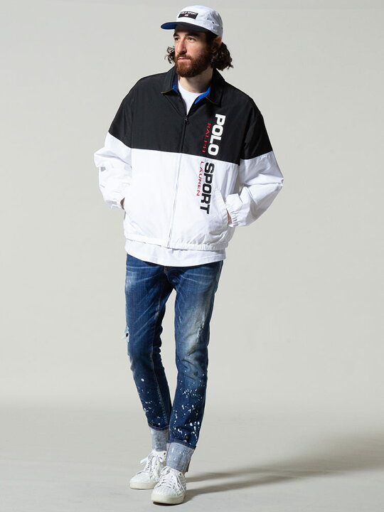 楽天市場】POLO SPORT ポロスポーツ ロゴ プリント ナイロン ブルゾン  