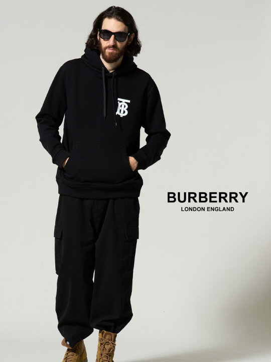 楽天市場】バーバリー メンズ BURBERRY TB ロゴ スウェット パーカー 