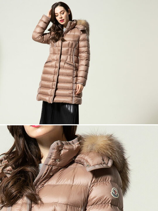 楽天市場】モンクレール レディース MONCLER ダウンコート ファー 