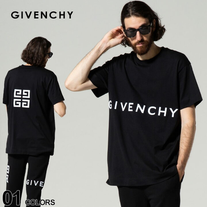 楽天市場 ジバンシィ メンズ Givenchy ロゴ 刺繍 クルーネック 半袖 Tシャツ ブランド トップス Gvbmy6b ゼンオンライン楽天市場店