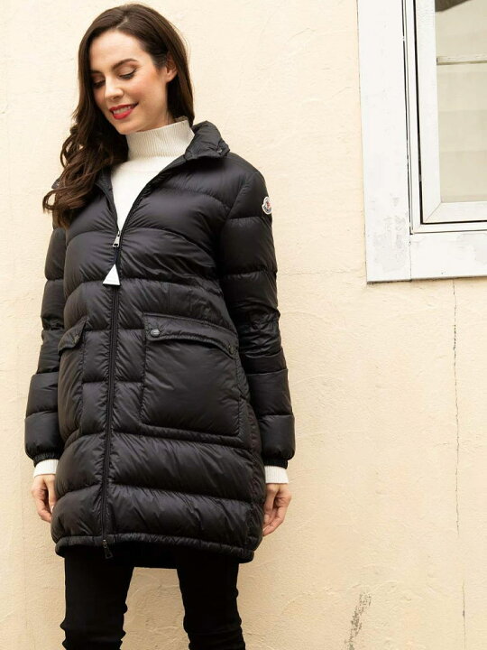 楽天市場】モンクレール レディース MONCLER ナイロン ロング ダウン 