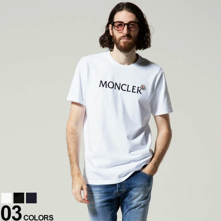 楽天市場】モンクレール メンズ MONCLER ロゴ ワッペン クルーネック 