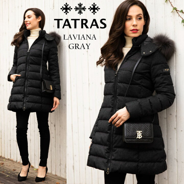 楽天市場】タトラス TATRAS レディース ファー フード ウール ダウン  