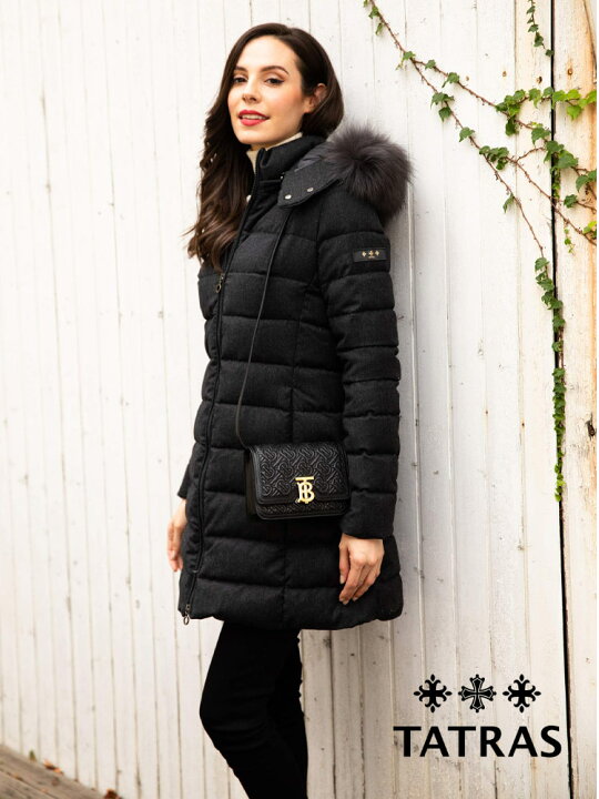 楽天市場】タトラス TATRAS レディース ファー フード ウール ダウン  