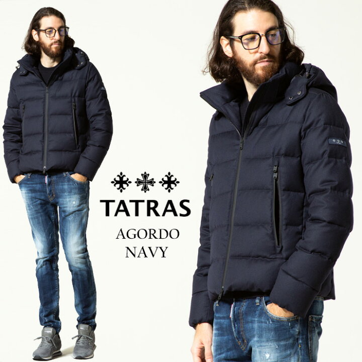 楽天市場】TATRAS タトラス メンズ ダウン AGORDO アゴルド ウール 