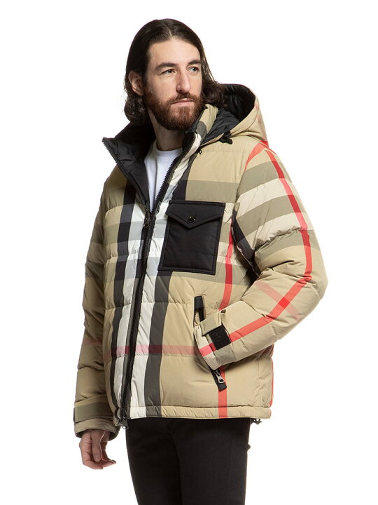 楽天市場】BURBERRY バーバリー リバーシブル チェック ダウン 
