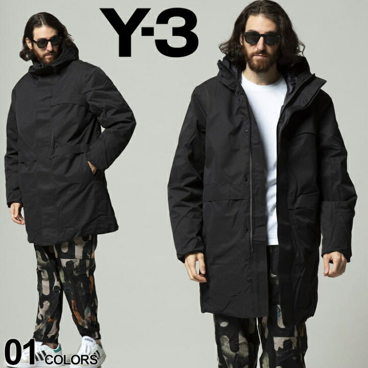 楽天市場】【エントリーでポイント10倍】Y-3 ワイスリー フード ダウン  
