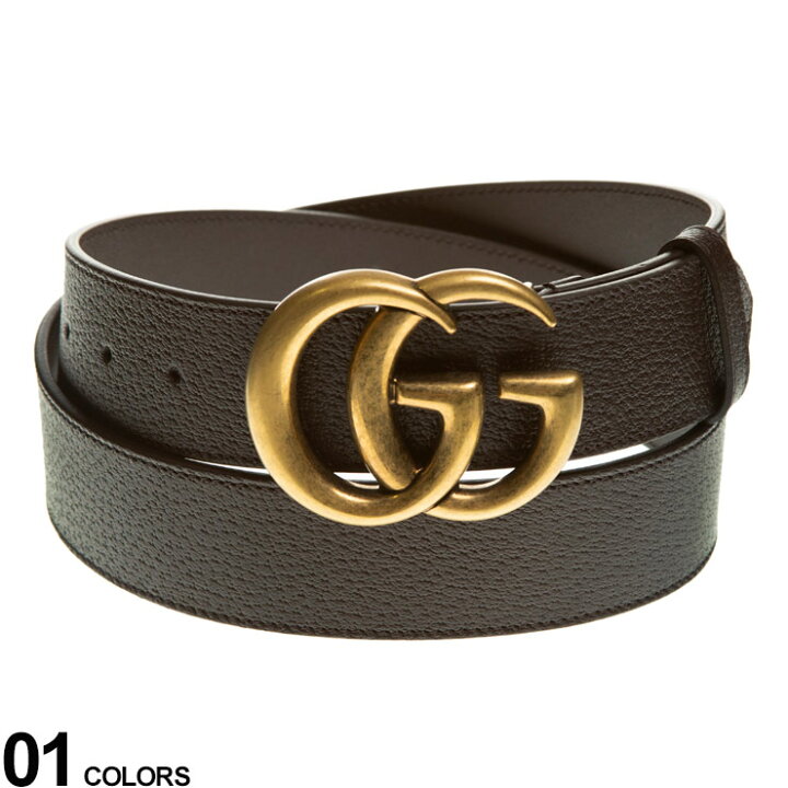 楽天市場】GUCCI グッチ レザー GGバックル ベルト ブランド メンズ  
