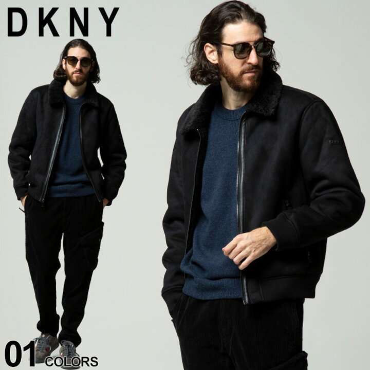 楽天市場】【S/Mサイズのみ】 DKNY ムートンジャケット ダナキャラン 