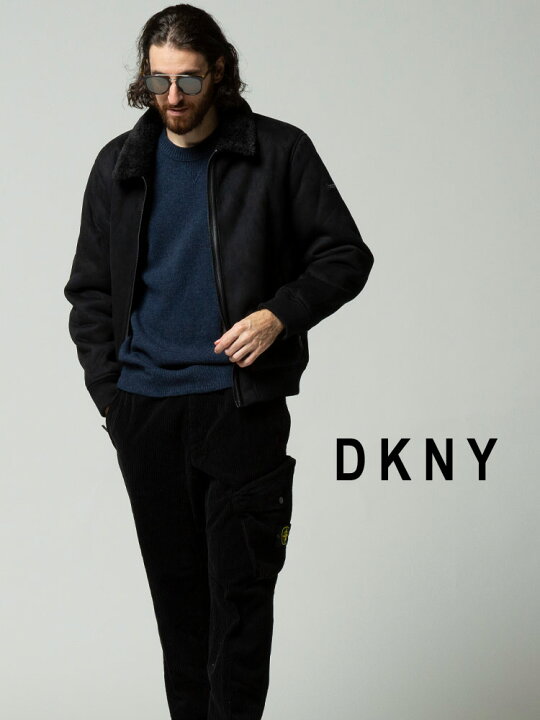 楽天市場】【S/Mサイズのみ】 DKNY ムートンジャケット ダナキャラン 
