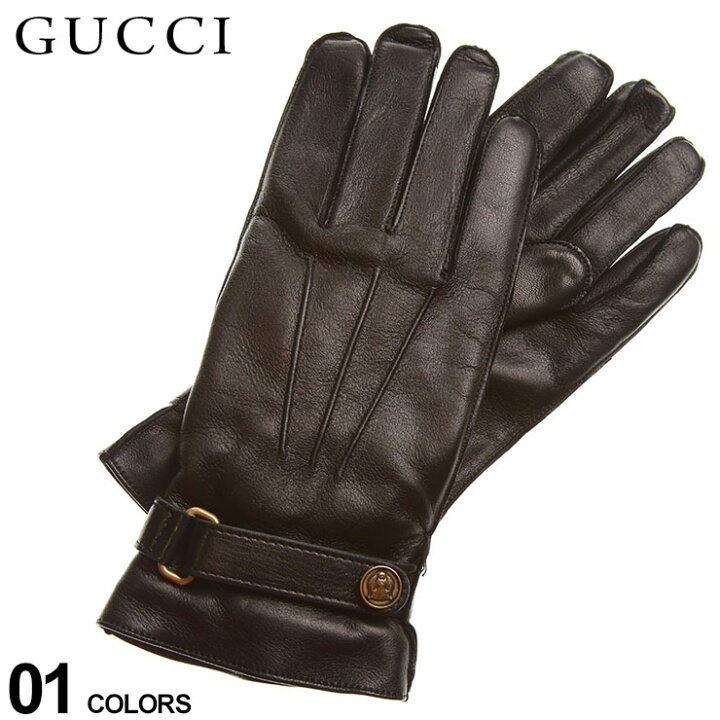 楽天市場】グッチ グローブ GUCCI レザーグローブブランド メンズ 男性 