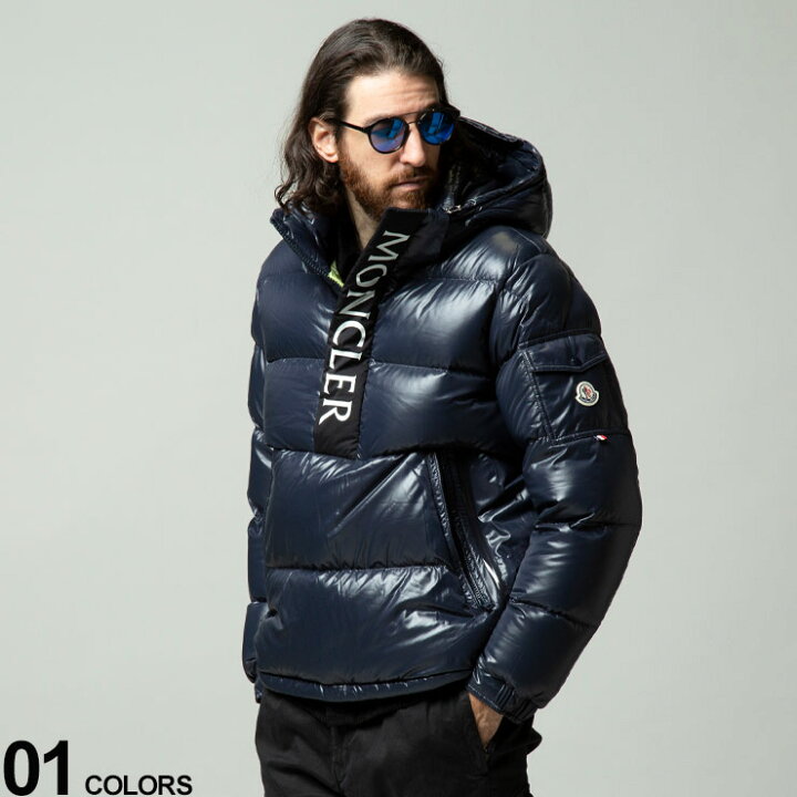 楽天市場】モンクレール メンズ MONCLER ロゴプリント フード  
