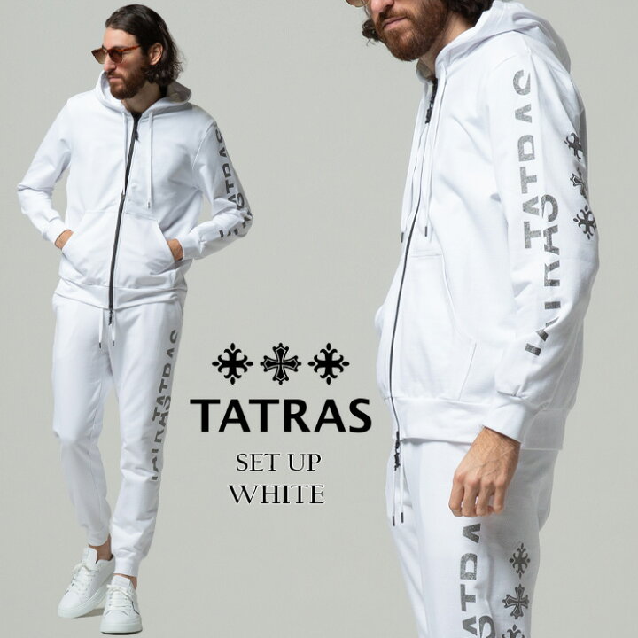 楽天市場】タトラス セットアップ TATRAS サイドラメロゴ フルジップ  