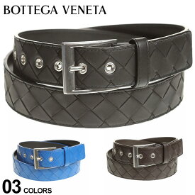 クーポン利用でさらに1000円OFF ボッテガヴェネタ ベルト BOTTEGA VENETA イントレチャート レザー ベルトブランド メンズ 男性 レザー ベルト カジュアルベルト BV580673VO0BG