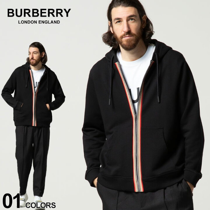 楽天市場】バーバリー パーカー メンズ BURBERRY アイコンストライプ 