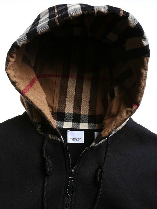 楽天市場】バーバリー パーカー メンズ BURBERRY 裏起毛 チェック 
