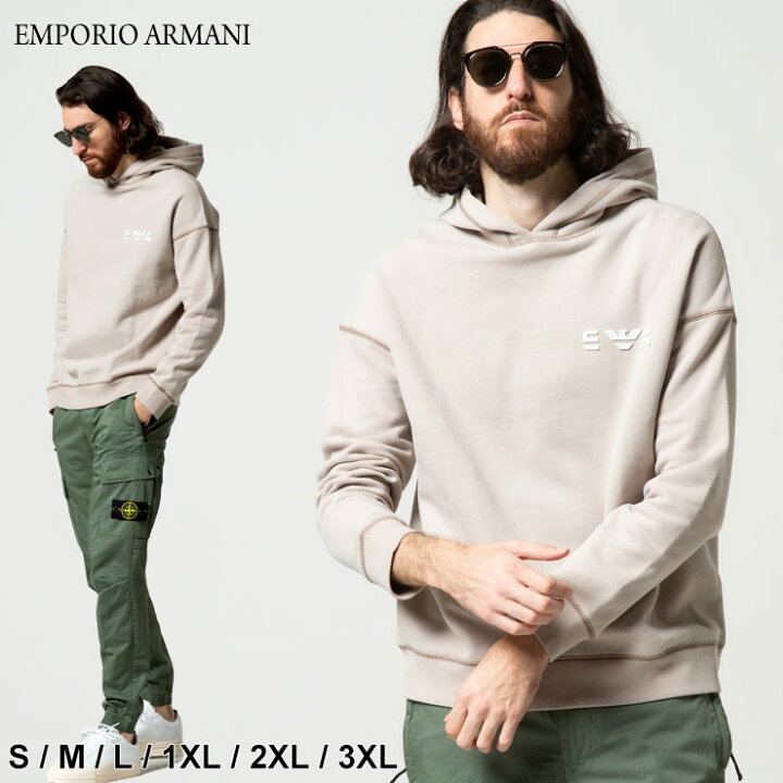 楽天市場】エンポリオ アルマーニ パーカー メンズ EMPORIO ARMANI 裏 