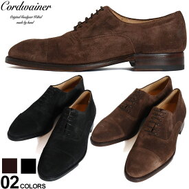 コードウェイナー Cordwainer シューズ ビジネスシューズ 革靴 メンズ 黒 クロ 茶色 スエード ストレートチップ ブランド 靴 ビジネス フォーマル 大きいサイズあり CWKELVINCHAR226 SALE_4_b