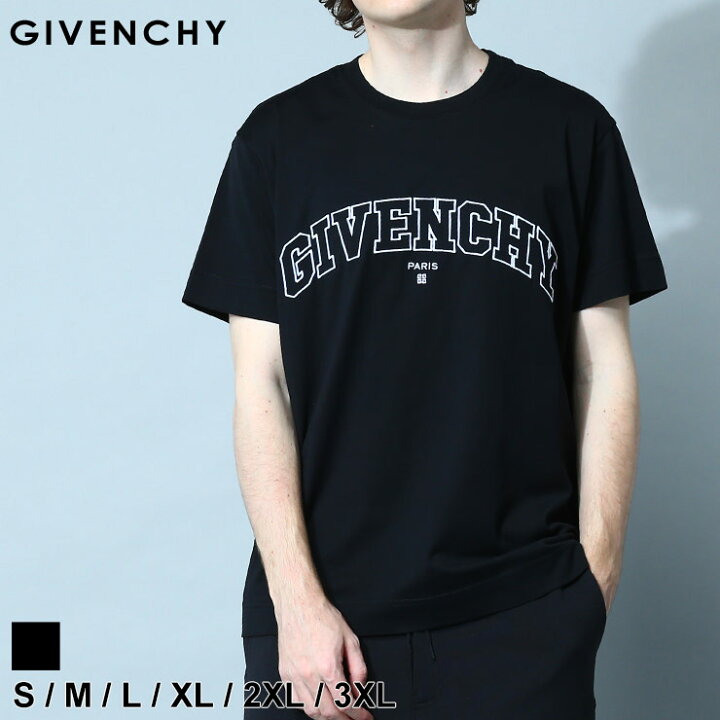 楽天市場】ジバンシィ GIVENCHY Tシャツ 半袖 クルーネック メンズ 黒  