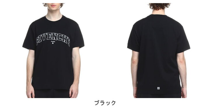 楽天市場】ジバンシィ GIVENCHY Tシャツ 半袖 クルーネック メンズ 黒  