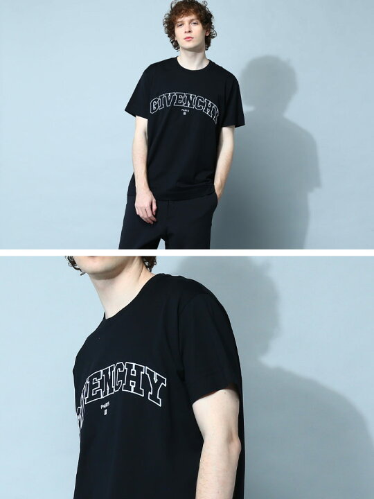 楽天市場】ジバンシィ GIVENCHY Tシャツ 半袖 クルーネック メンズ 黒  