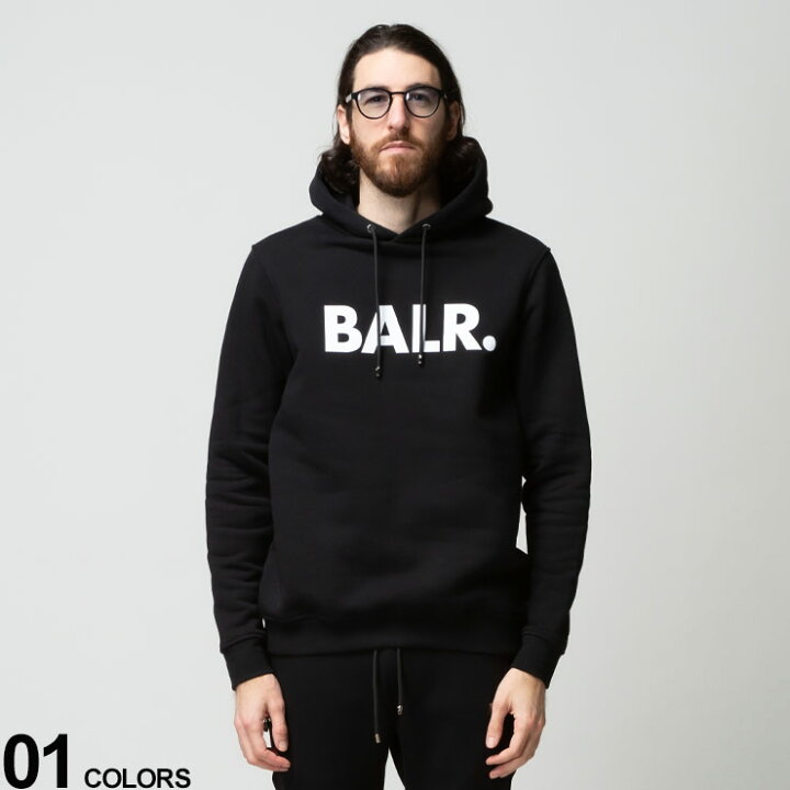 楽天市場 ボーラー メンズ パーカー Balr 裏起毛 ロゴプリント プルオーバー パーカーブランド メンズ 男性 トップス パーカー 長袖 スウェット Bab ゼンオンライン楽天市場店