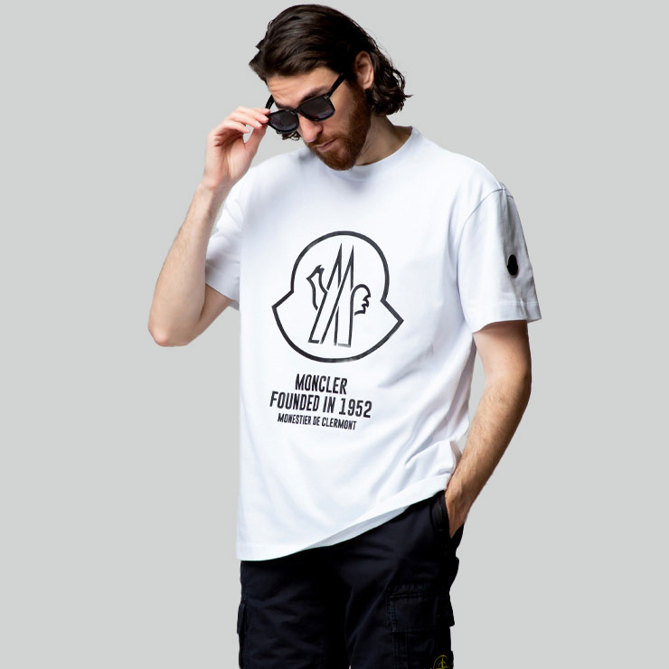 楽天市場】モンクレール メンズ Tシャツ MONCLER ブランド ロゴ