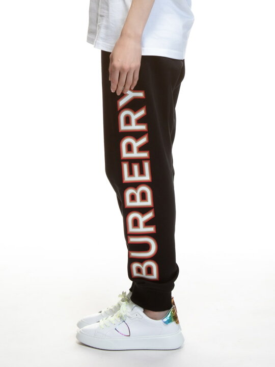 楽天市場】バーバリー レディース パンツ BURBERRY サイドロゴプリント 