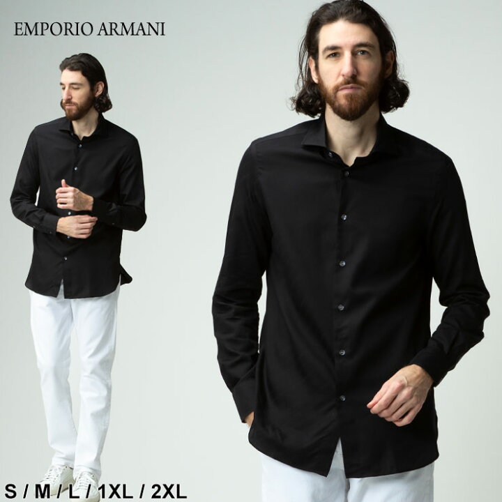楽天市場】エンポリオ アルマーニ メンズ シャツ EMPORIO ARMANI 