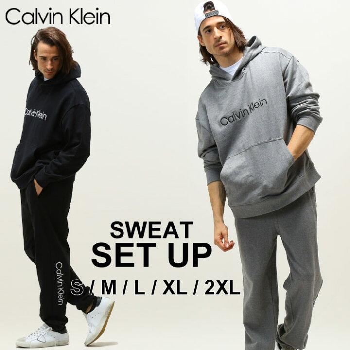 楽天市場】カルバンクライン メンズ セットアップ スウェット Calvin 