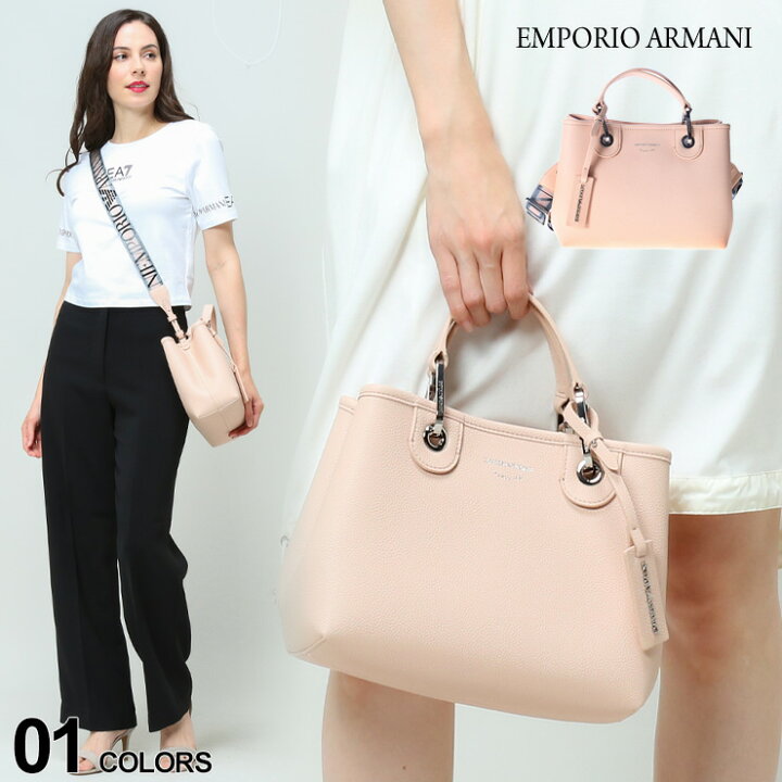 楽天市場 アルマーニ レディース バッグ エンポリオアルマーニ Emporio Armani Myea ショッパー ディアプリント スモール ハンドバッグ ブランド 鞄 ショルダーバッグ コンパクト ピンク Ealy3d166yfo5e ゼンオンライン楽天市場店