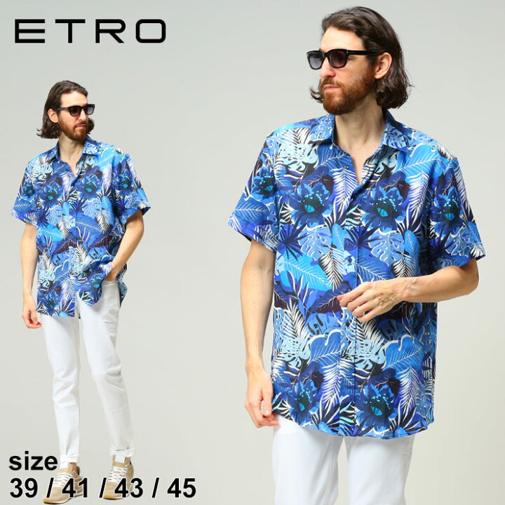 楽天市場】【最大10%OFFクーポン配布中】エトロ シャツ 半袖 メンズ 