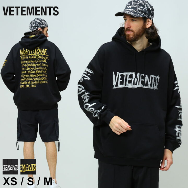 楽天市場】ヴェトモン パーカー メンズ VETEMENTS ブランド ロゴ 