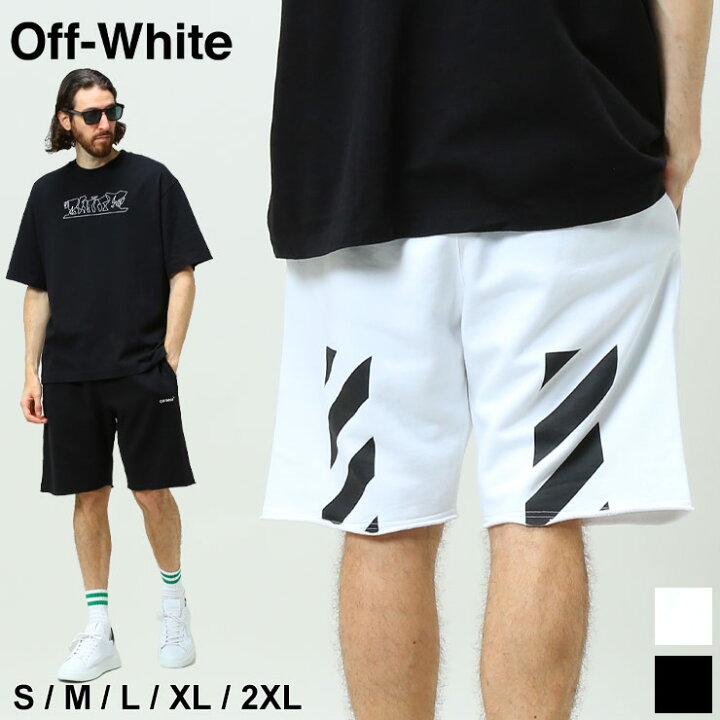 楽天市場】オフホワイト メンズ パンツ OFF-WHITE ブランド ハーフ 